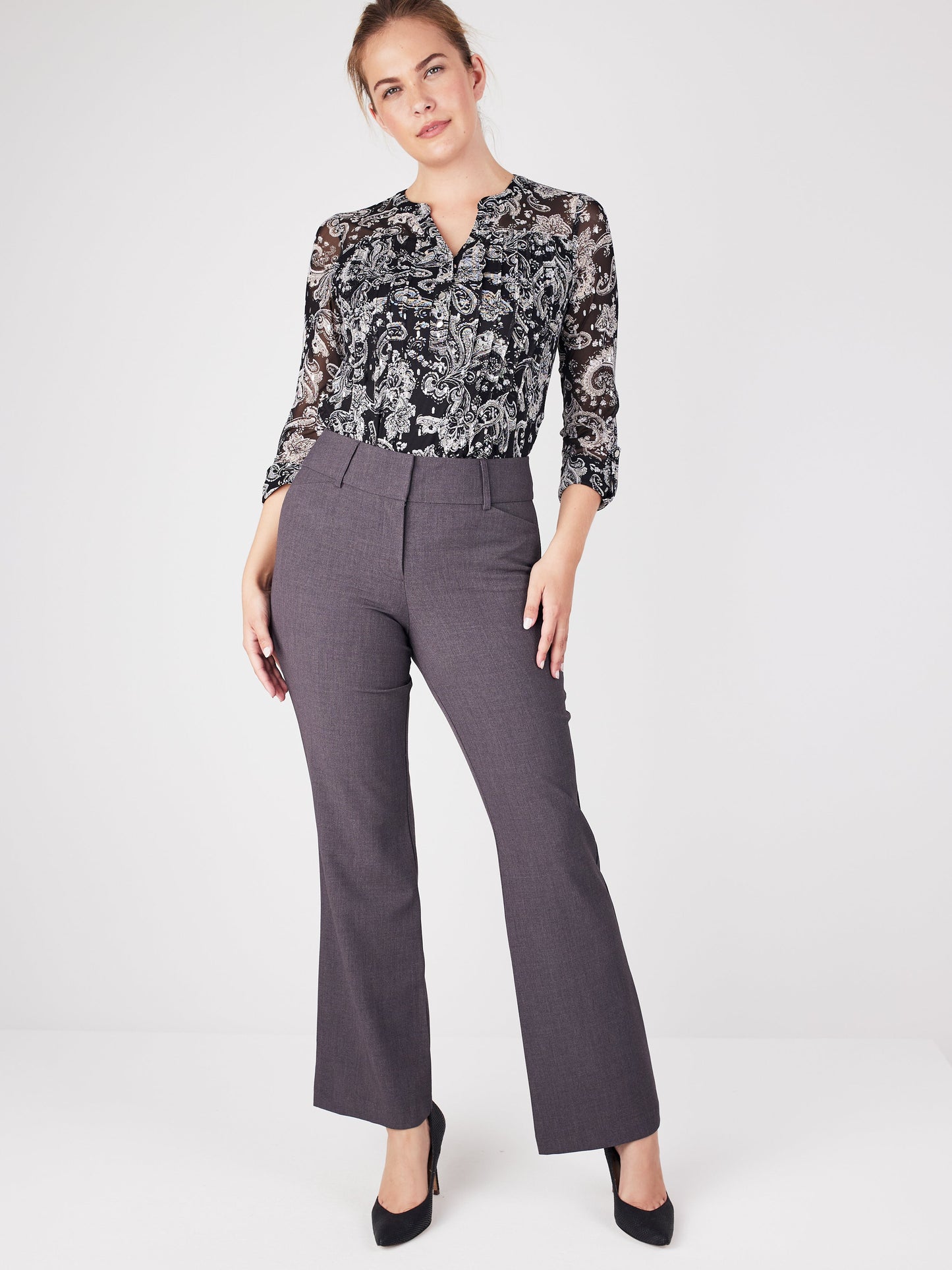 Roz & Ali Secret Agent Pants with Cateye Pocket & a Zipper