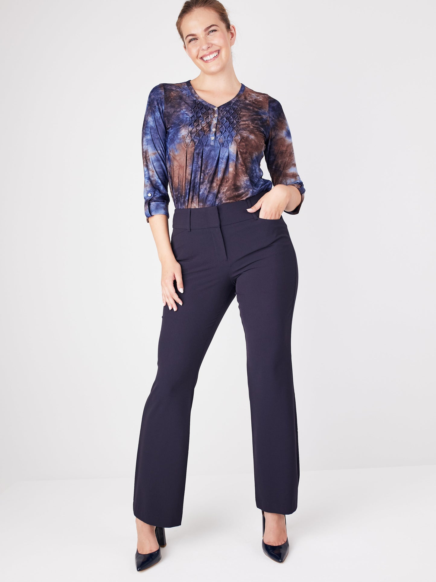 Roz & Ali Secret Agent Pants with Cateye Pocket & a Zipper