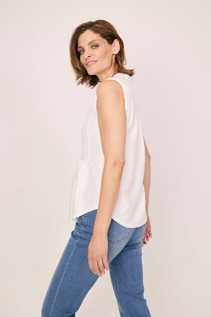 Roz & Ali Sleeveless Plain Popover