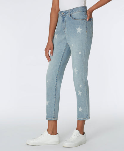 Westport Signature Skinny Jeans with Star Print