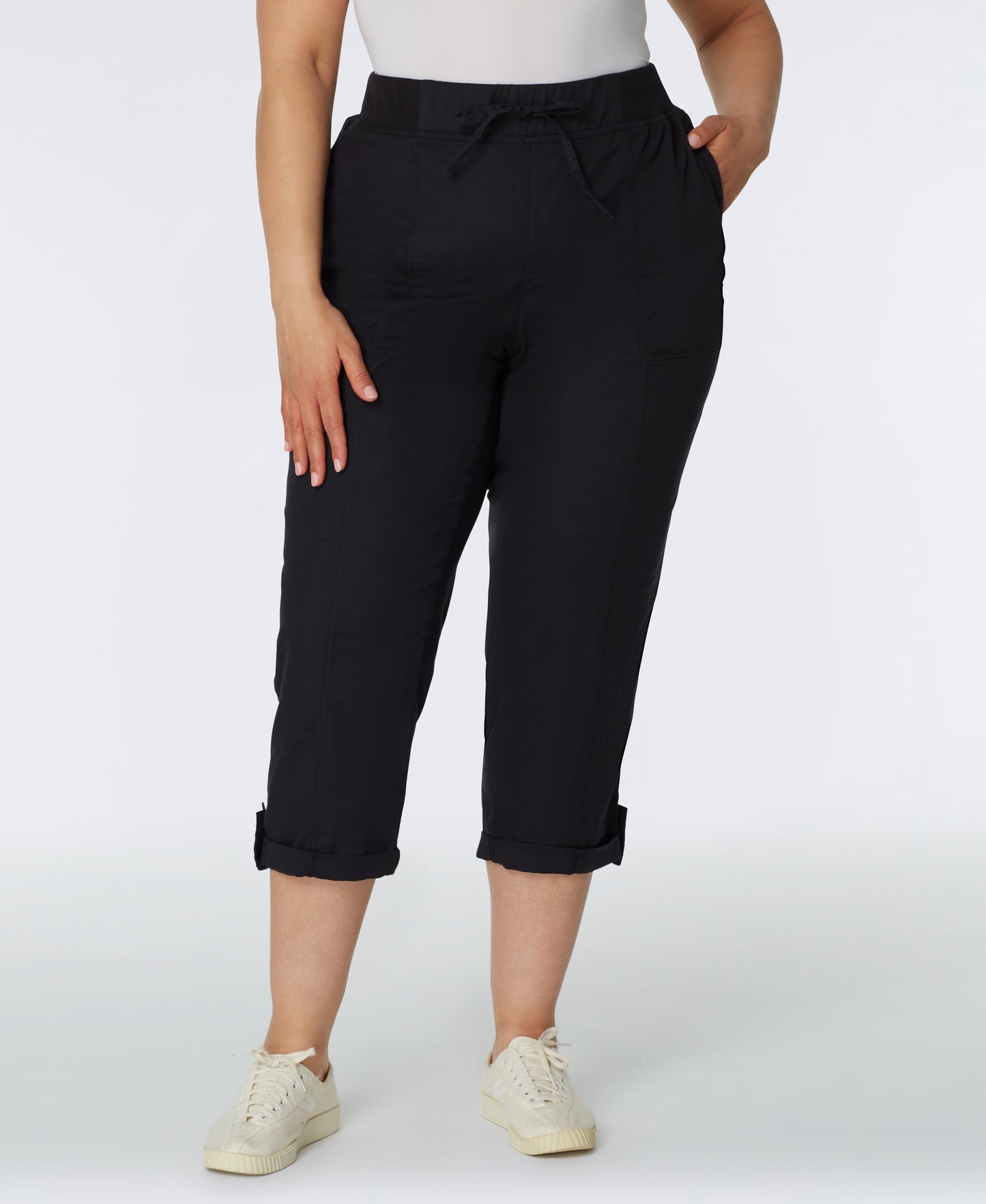 Westport Signature Capri Pants with Knit Waist - Plus