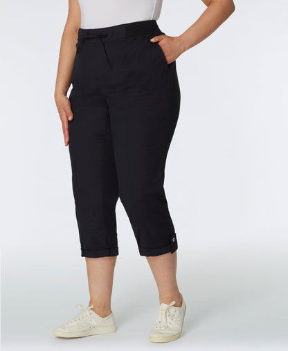 Westport Signature Capri Pants with Knit Waist - Plus