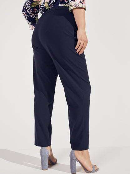 Pull On Tummy Control Pants With L Pockets -Average - Plus