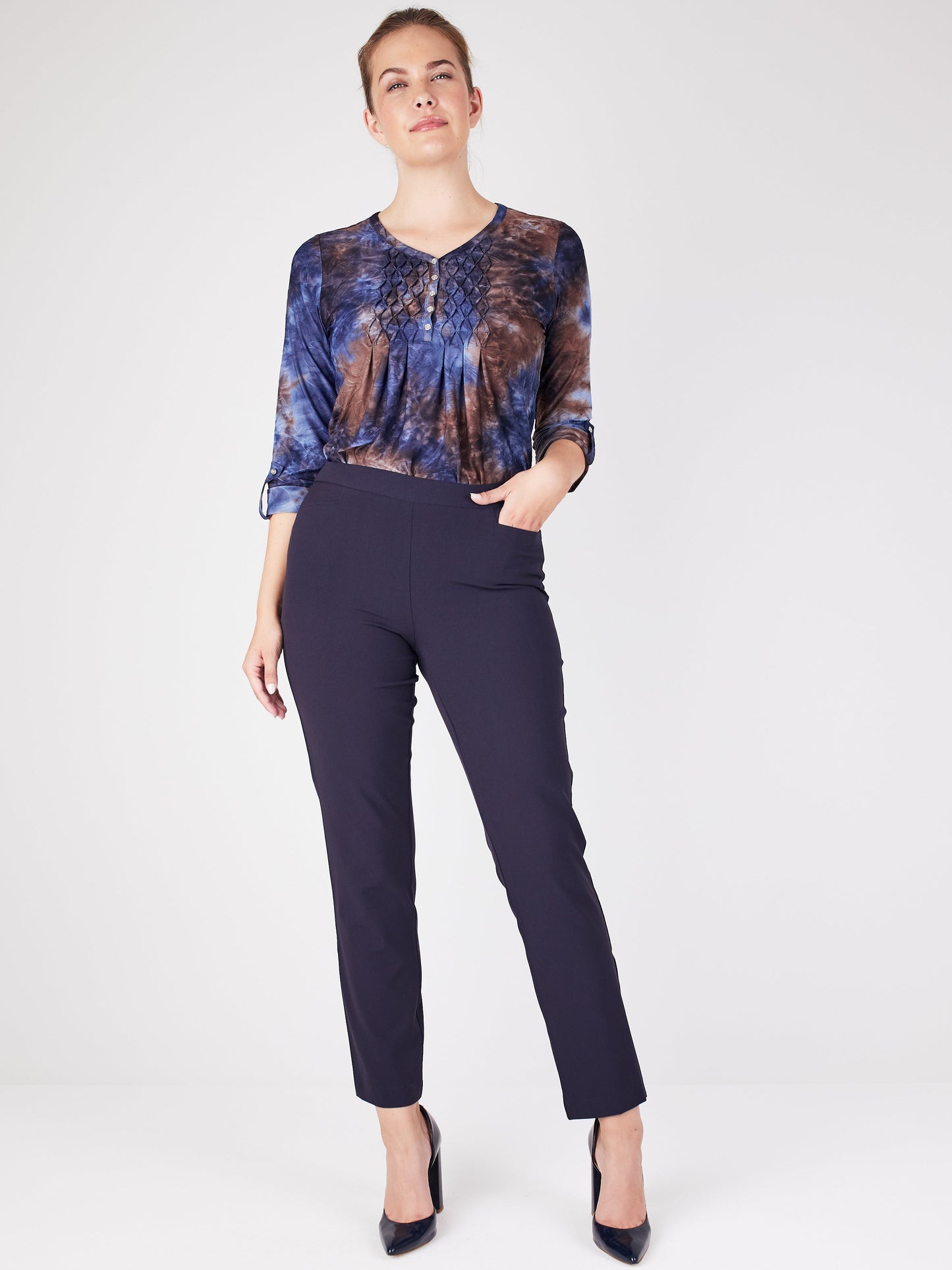 Roz & Ali Secret Agent Pants with L Pockets - Petite