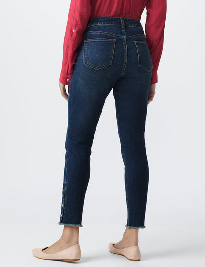 Westport Signature Skinny Jeans with Snap Button At Ankle