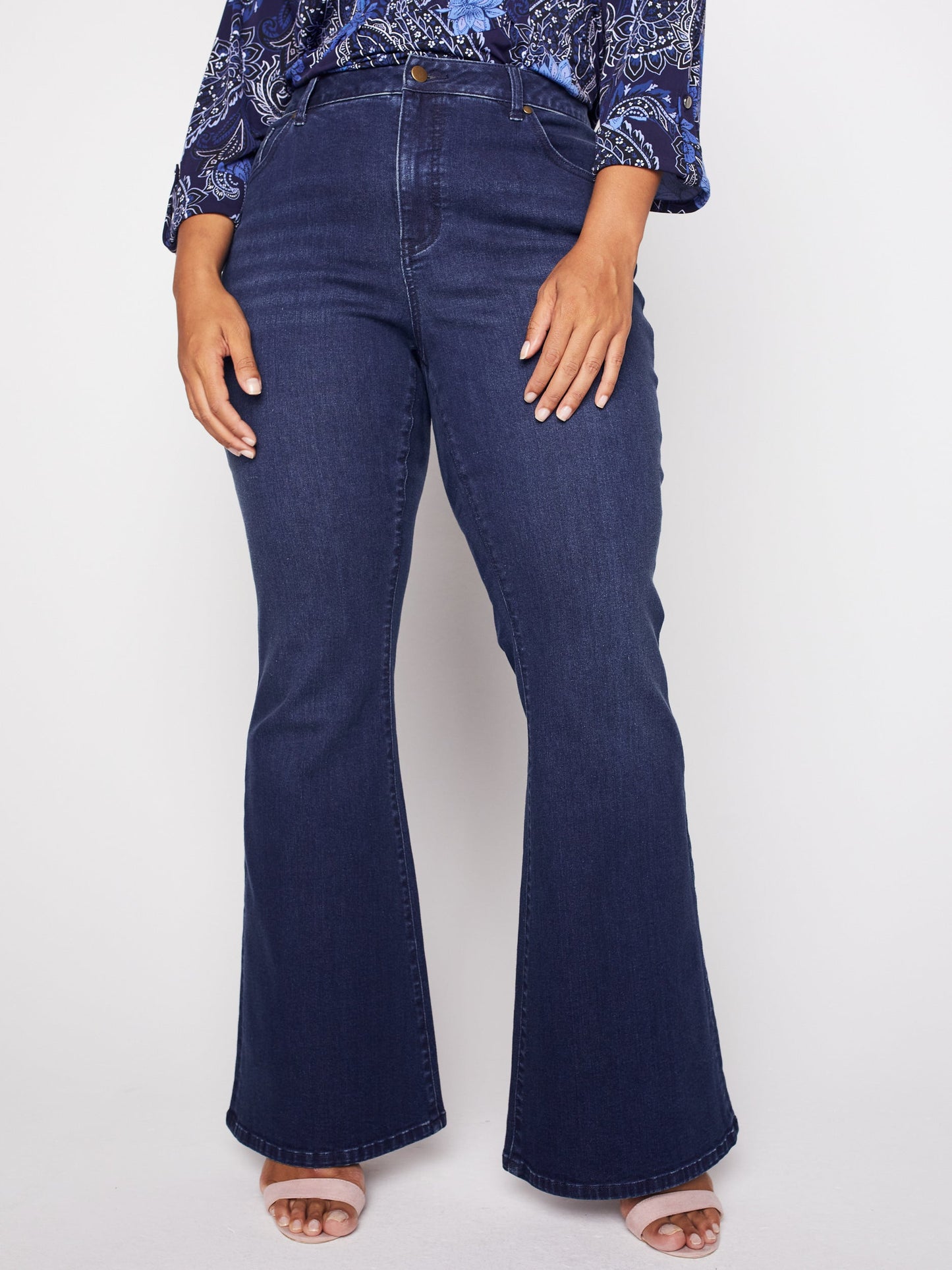 Westport Signature High Rise Modern Flare Leg Jeans - Plus