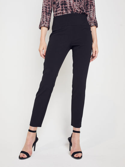 Roz & Ali Secret Agent Pants with Slim Leg & Wide Waistband - Petite