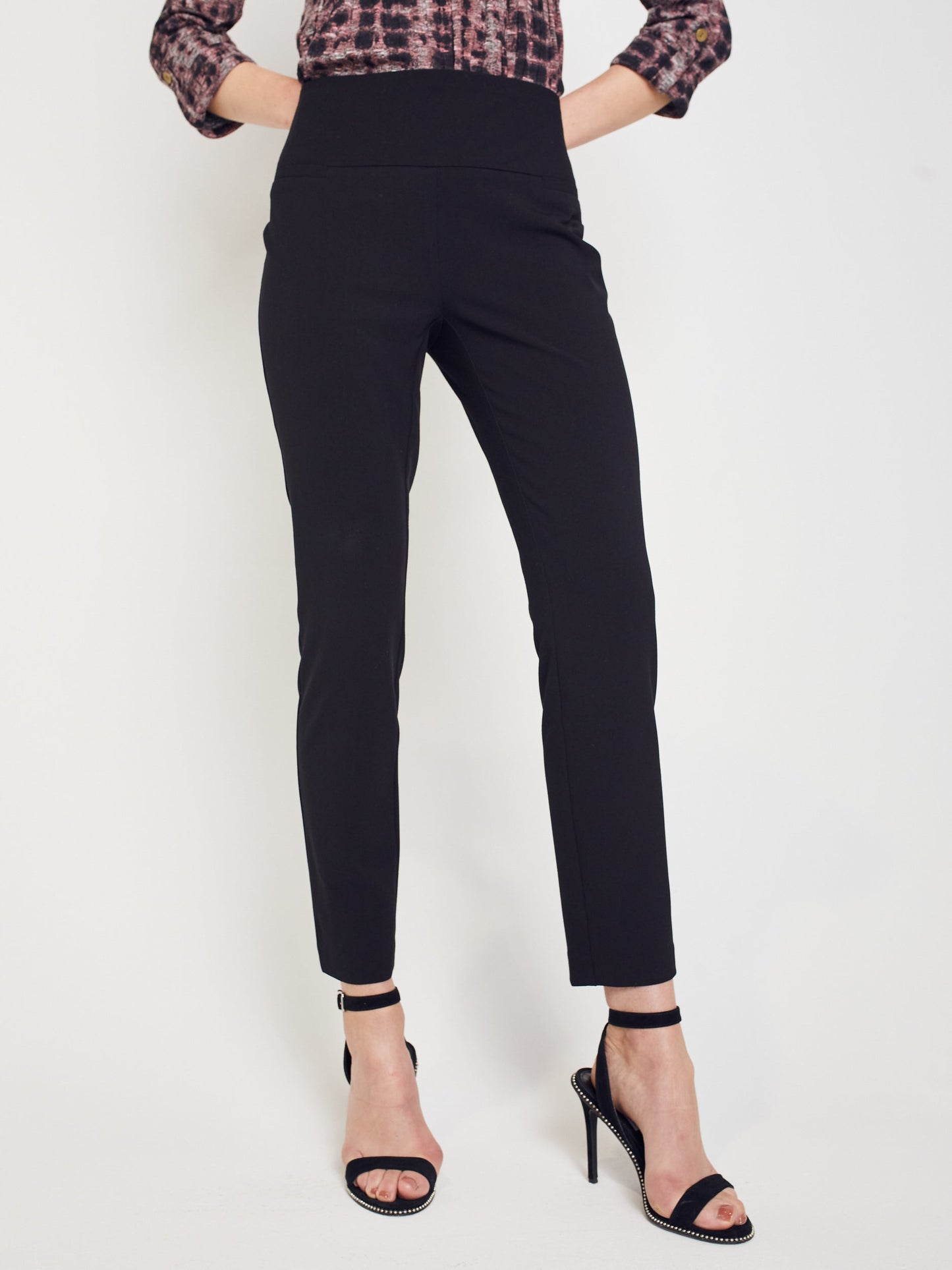 Roz & Ali Secret Agent Pants with Slim Leg & Wide Waistband