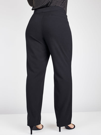 Roz & Ali Secret Agent Pants with Cateye Rivets - Tall Length - Plus