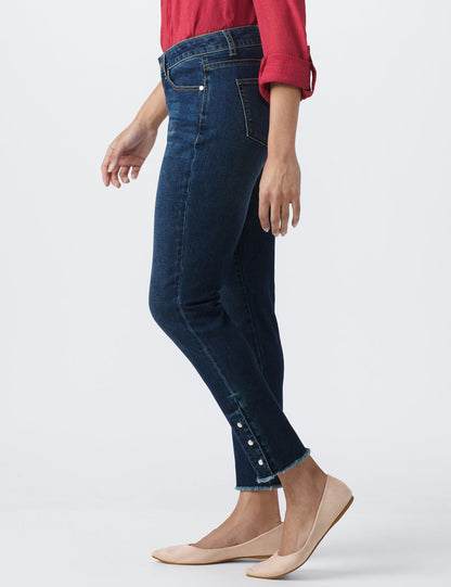 Westport Signature Skinny Jeans with Snap Button At Ankle