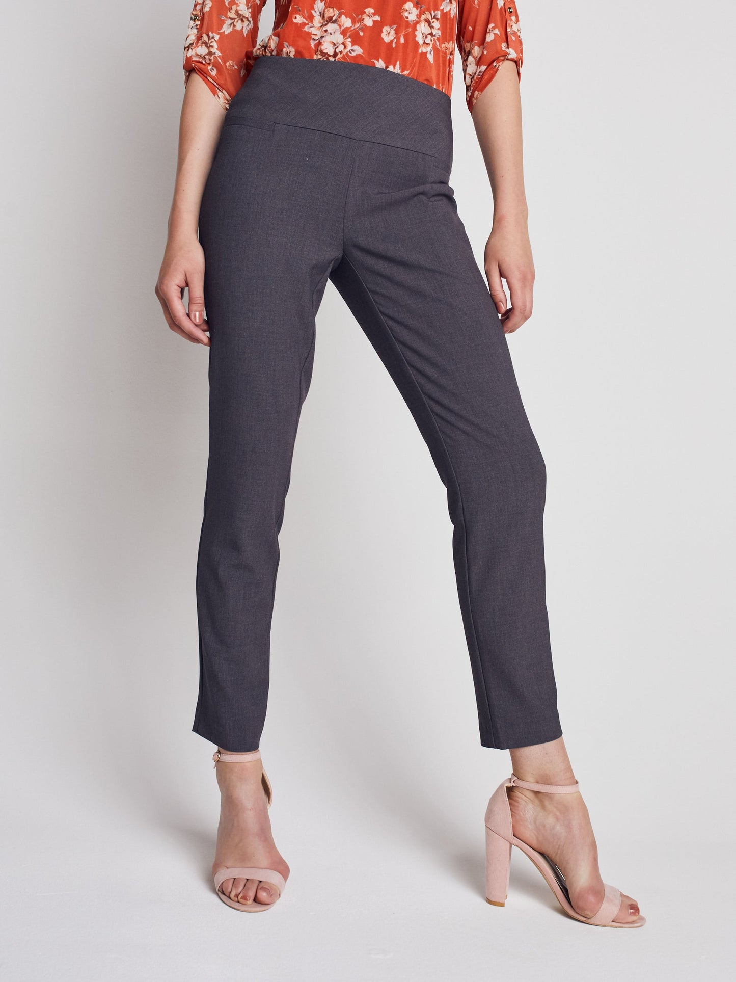 Roz & Ali Secret Agent Pants with Slim Leg & Wide Waistband