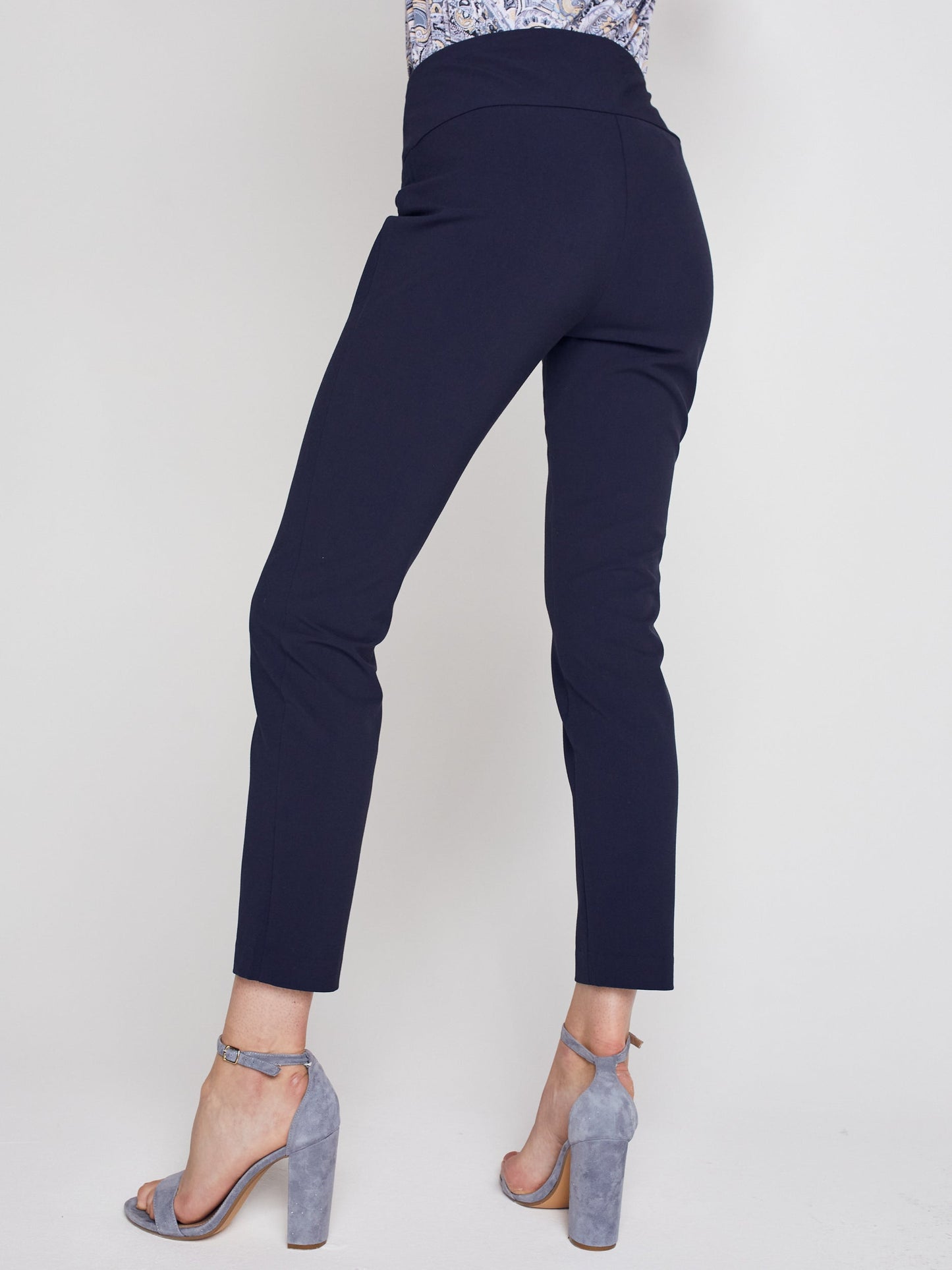 Roz & Ali Secret Agent Pants with Slim Leg & Wide Waistband