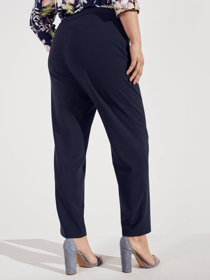 Pull On Tummy Control Pants With L Pockets -Tall Length Plus