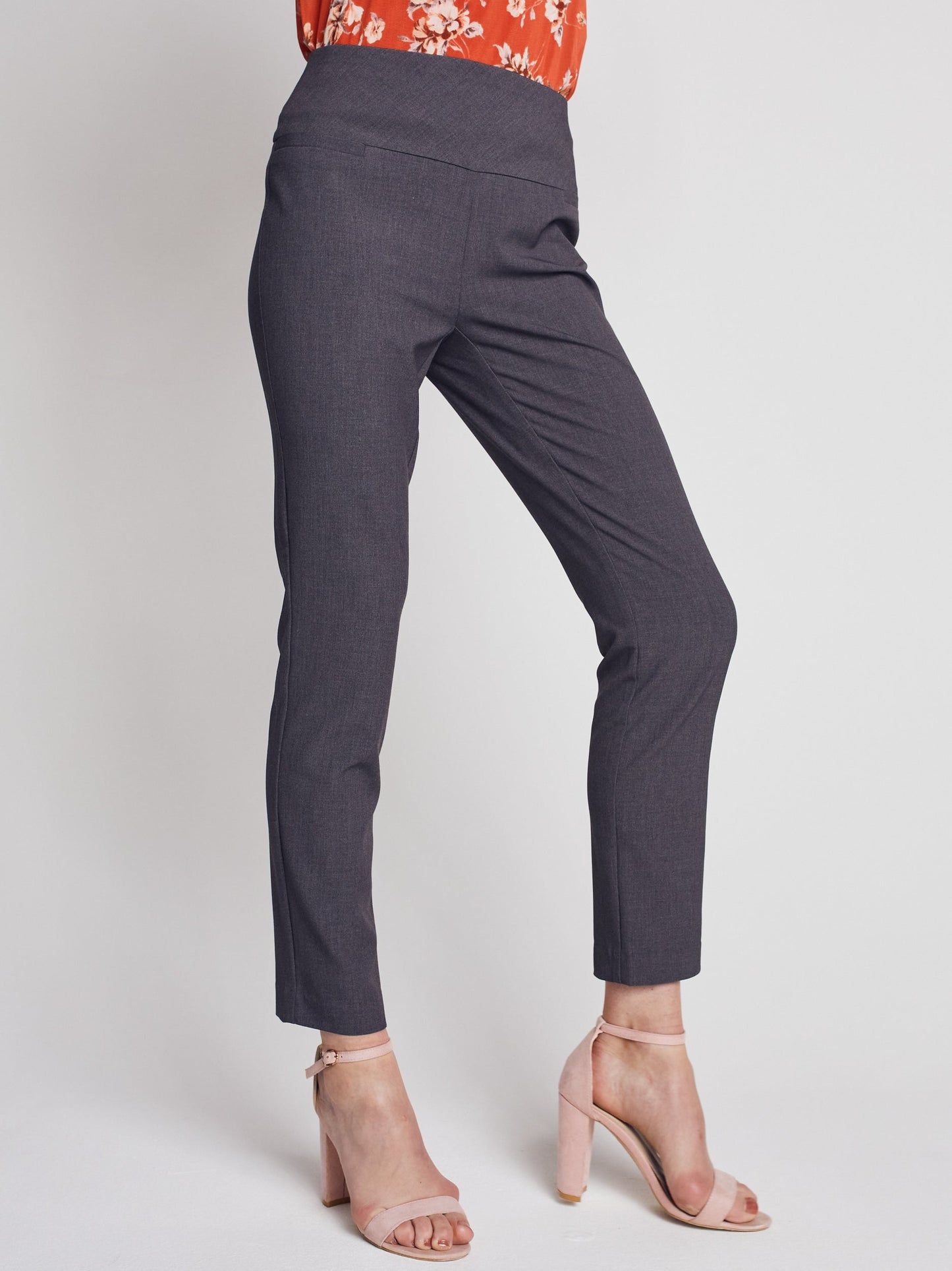 Roz & Ali Secret Agent Pants with Slim Leg & Wide Waistband