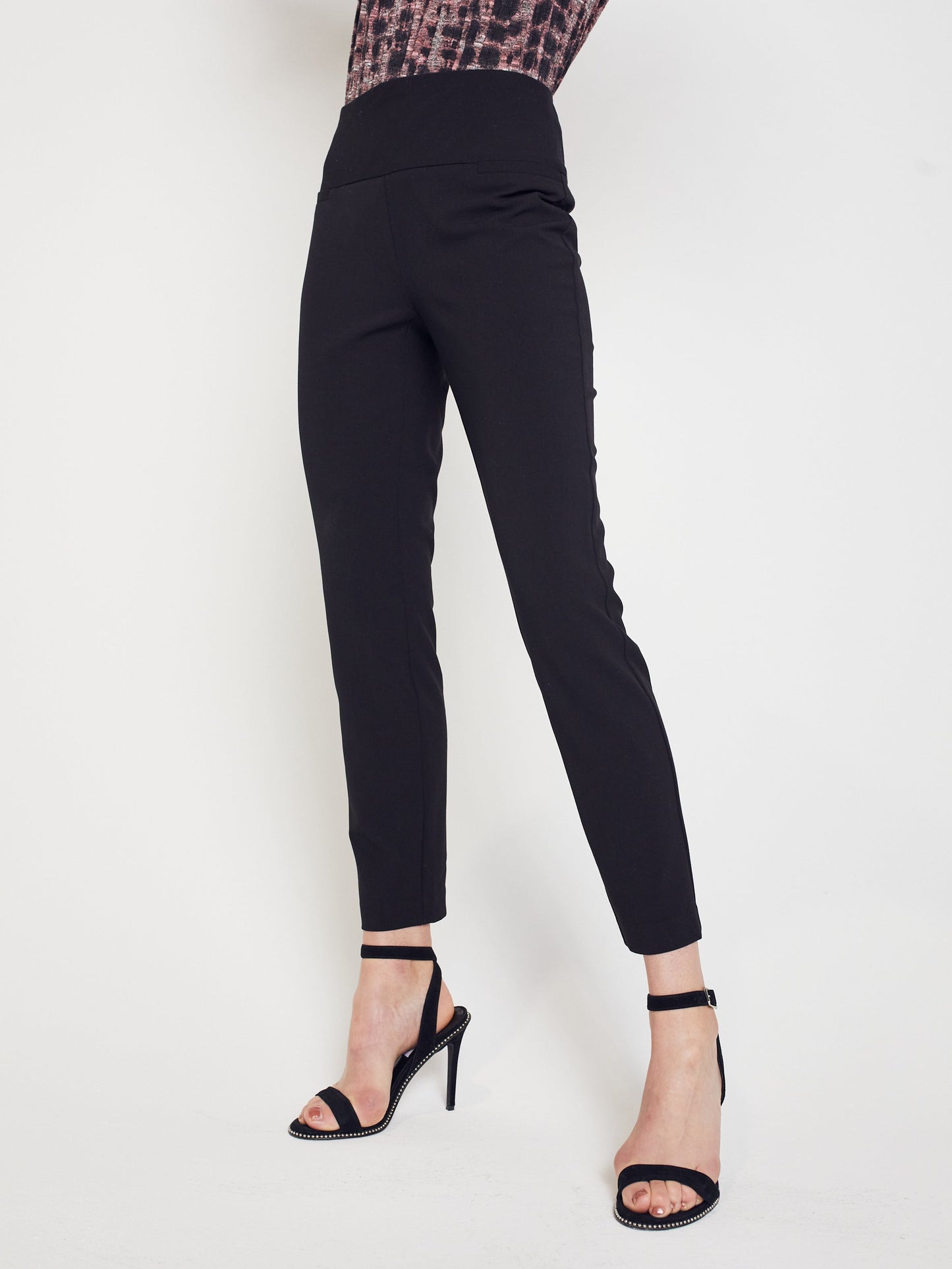 Roz & Ali Secret Agent Pants with Slim Leg & Wide Waistband